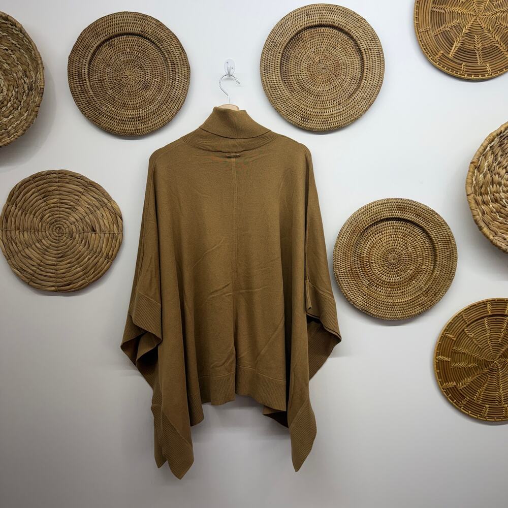 Michael Kors Turtleneck Poncho Sweater S/M - Picture 2 of 4